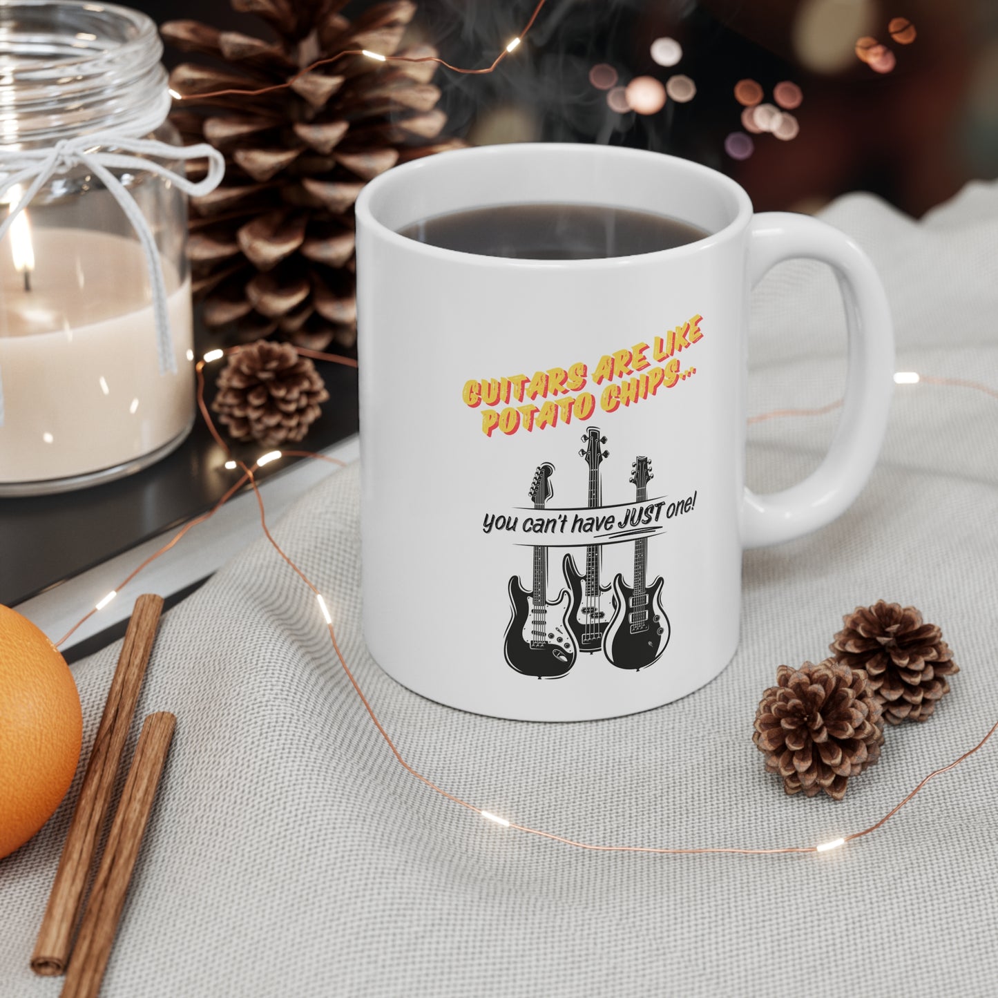 Guitars Are Like Potato Chips Mug