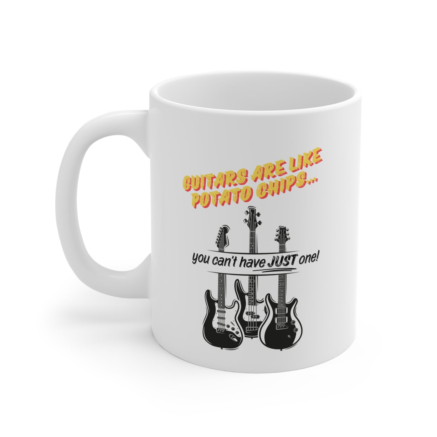 Guitars Are Like Potato Chips Mug