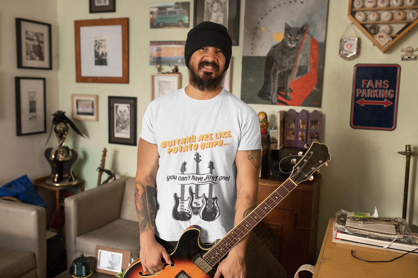 Guitars Are Like Potato Chips T-Shirt